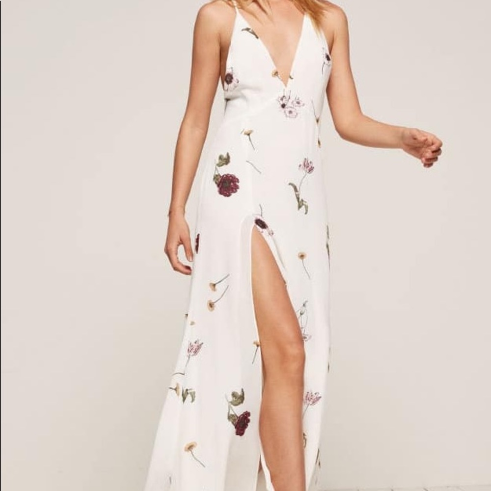 Reformation Renee Gardenia Dress Small